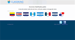 Desktop Screenshot of clasiring.com