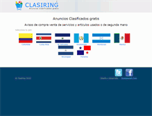 Tablet Screenshot of clasiring.com